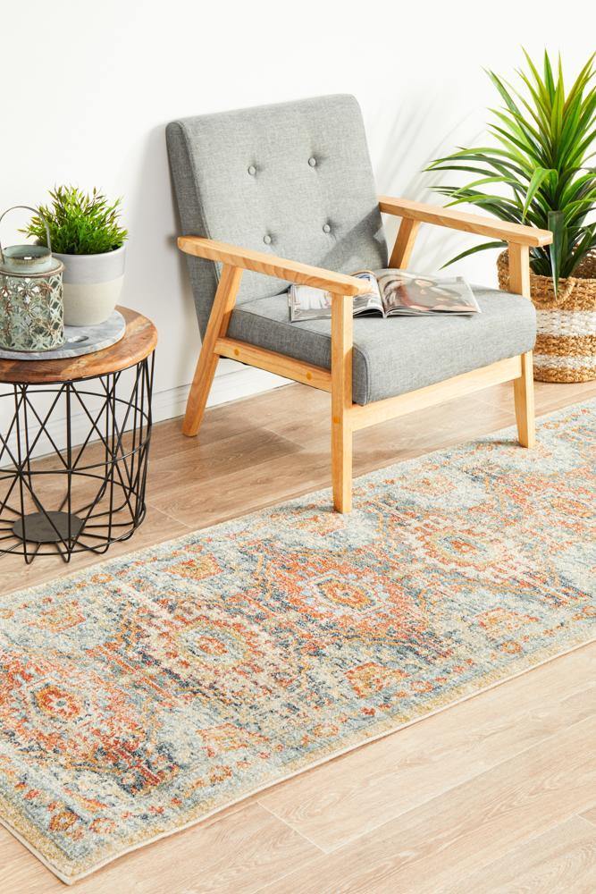 Legacy 853 Blue Runner Rug - Cozy Rugs Australia