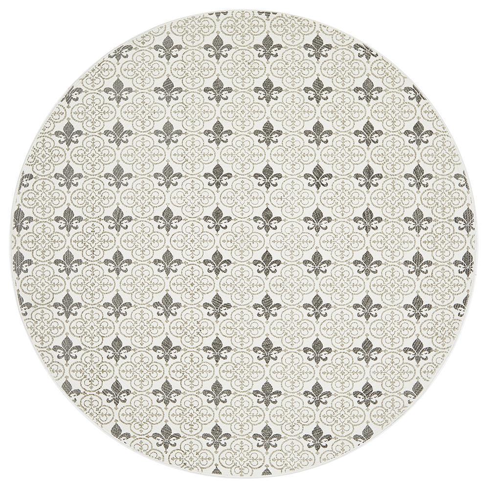 Lunar 421 Printed Silver - Cozy Rugs Australia