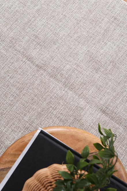 Urban Linen Solid Area Rug Washable