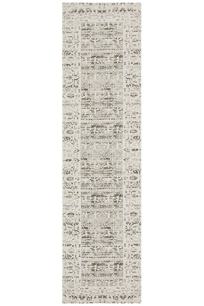 Magnolia 88 Silver Runner Rug - Cozy Rugs Australia
