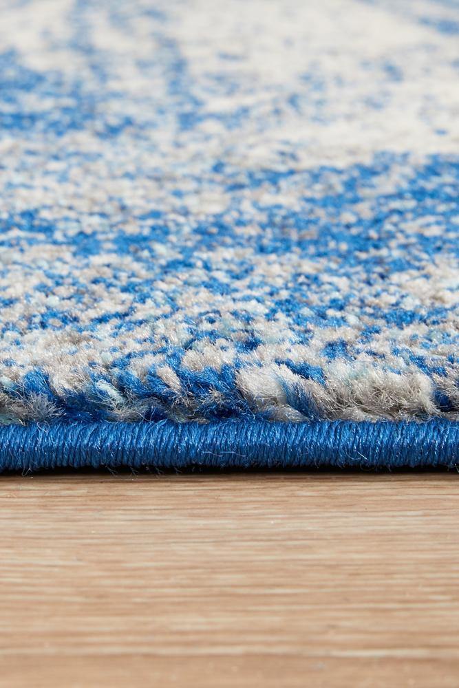 Mirage Casandra Dunescape Modern Blue Grey Runner Rug - Cozy Rugs Australia