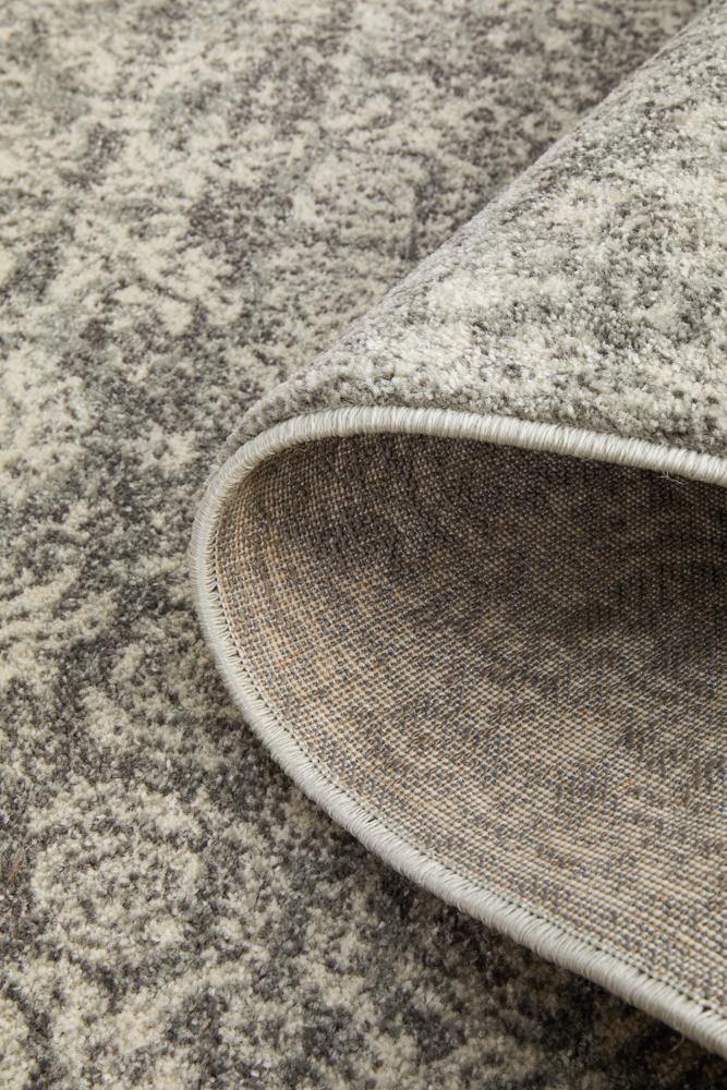 Mirage Gwyneth Stunning Transitional Silver Runner Rug - Cozy Rugs Australia
