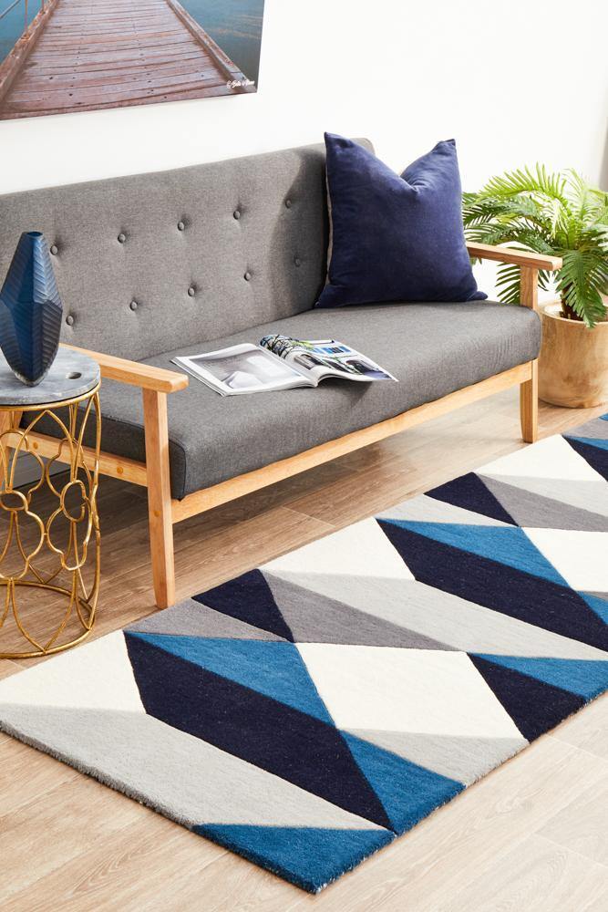 Matrix Pure Wool 904 Steel Runner Rug Rug - Cozy Rugs Australia
