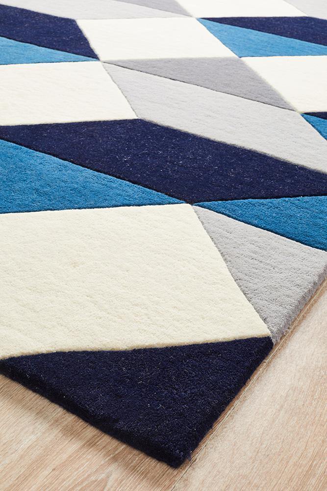 Matrix Pure Wool 904 Steel Rug - Cozy Rugs Australia