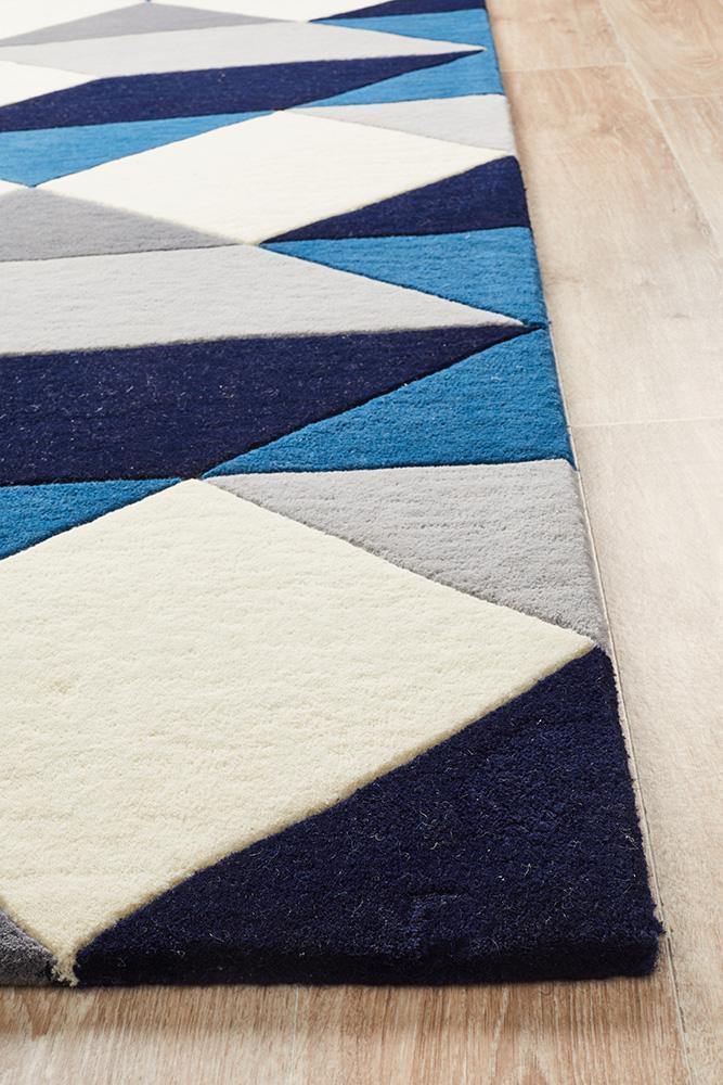 Matrix Pure Wool 904 Steel Rug - Cozy Rugs Australia