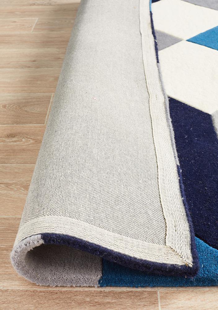 Matrix Pure Wool 904 Steel Rug - Cozy Rugs Australia