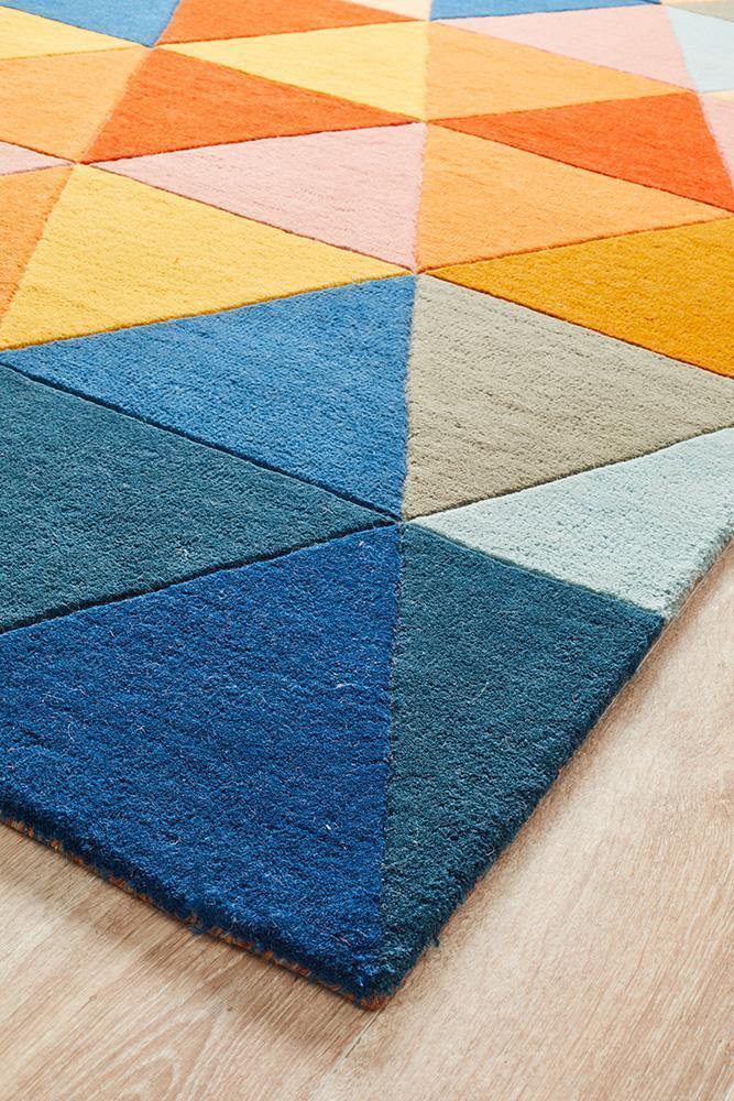 Matrix Pure Wool 905 Multi Rug - Cozy Rugs Australia