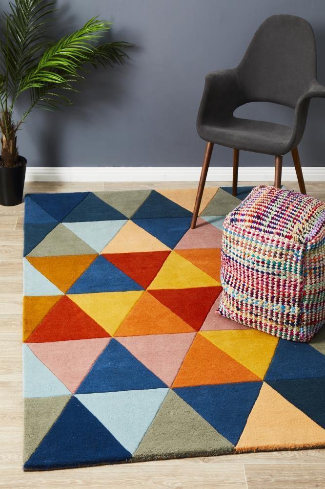 Matrix Pure Wool 905 Multi Rug - Cozy Rugs Australia