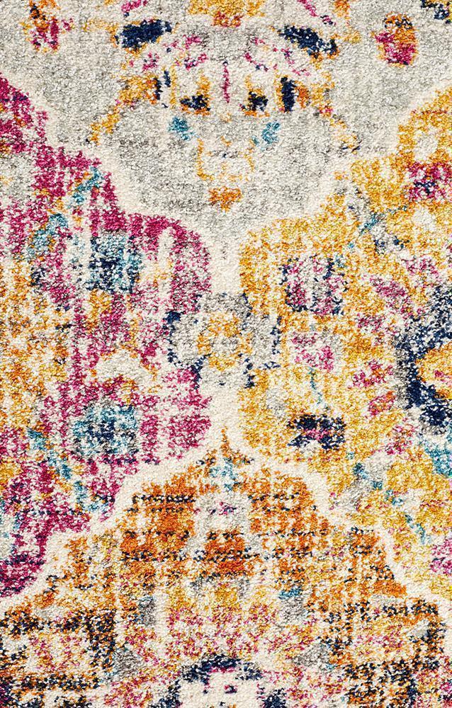 Museum Ainsley Round Rust Rug - Cozy Rugs Australia
