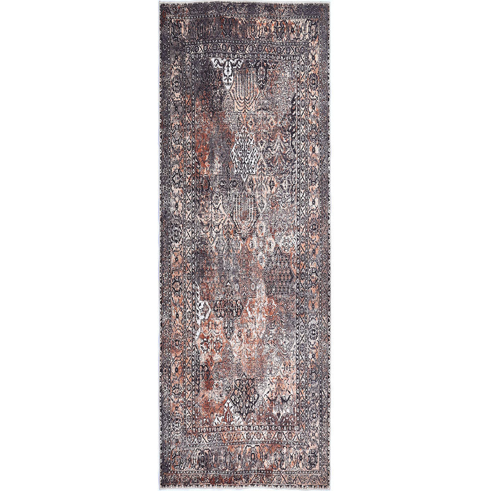 Vintage Tanner Elegance in Natural : Runner Rug