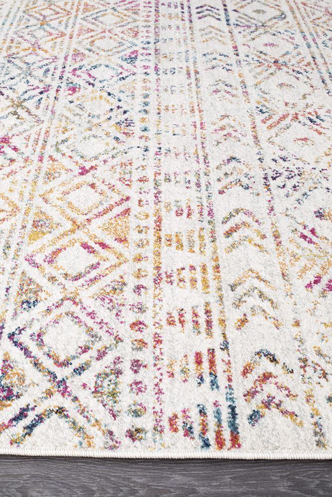 Oasis Ismail Multi Grey Rustic Rug - Cozy Rugs Australia