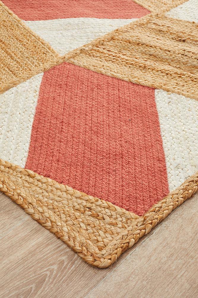 Parade 111 Coral Rug - Cozy Rugs Australia