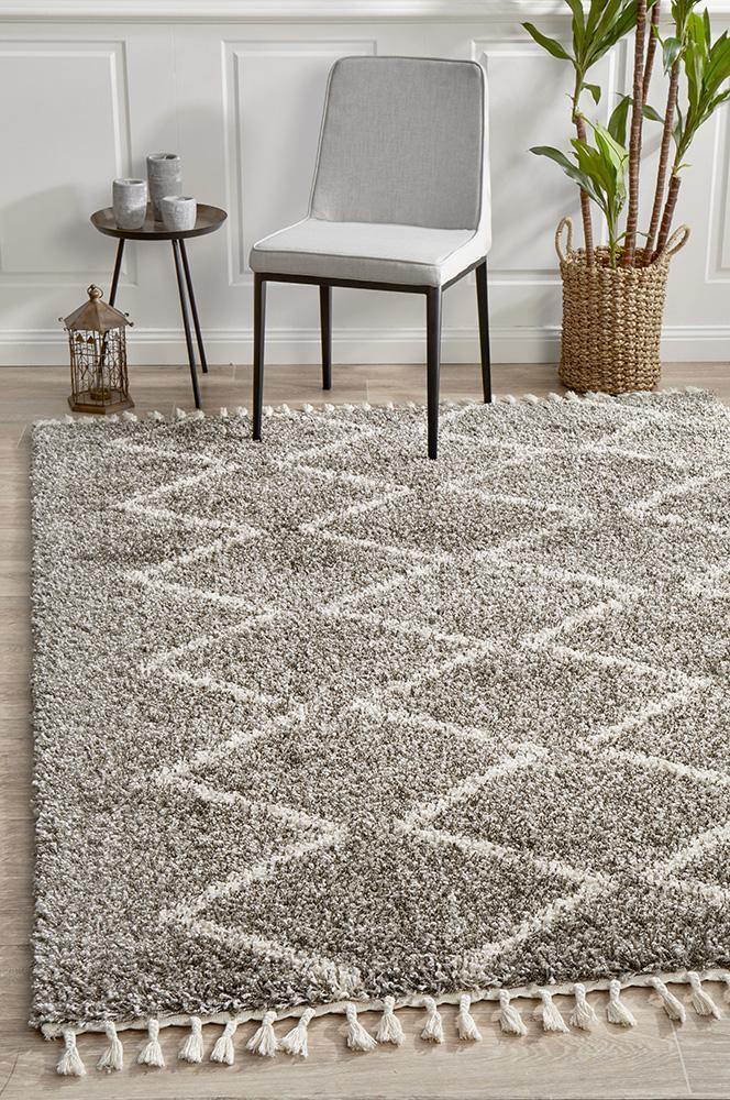 Saffron 11 Grey Rug - Cozy Rugs Australia