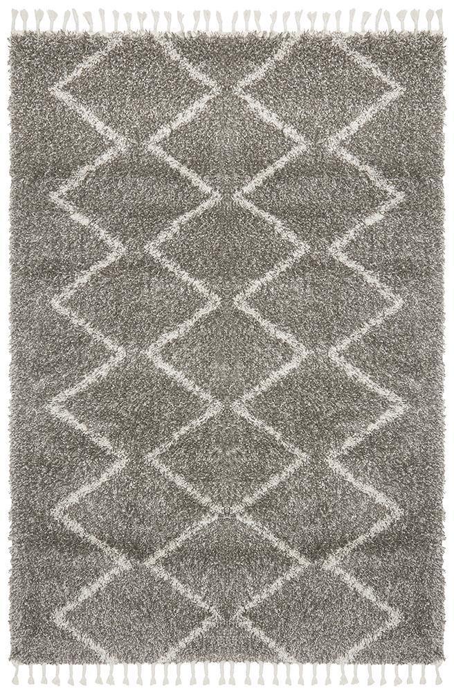 Saffron 11 Grey Rug - Cozy Rugs Australia