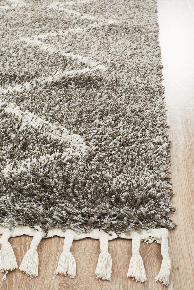 Saffron 11 Grey Rug - Cozy Rugs Australia