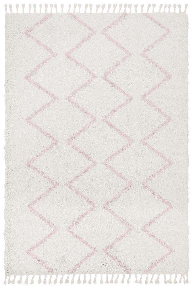 Saffron 11 Pink Rug - Cozy Rugs Australia