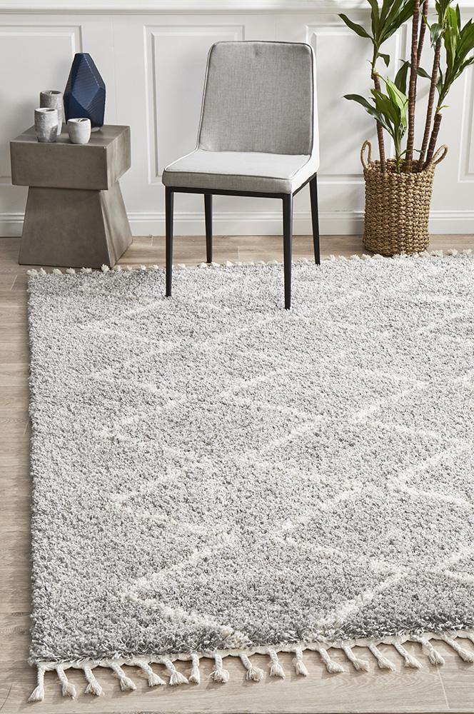 Saffron 11 Silver Rug - Cozy Rugs Australia