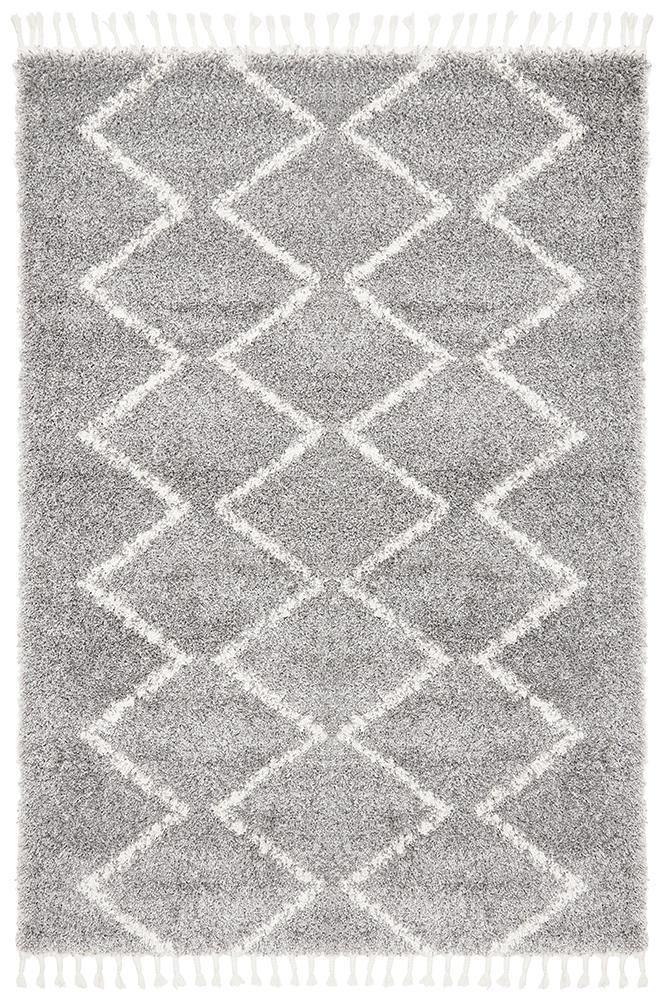 Saffron 11 Silver Rug - Cozy Rugs Australia