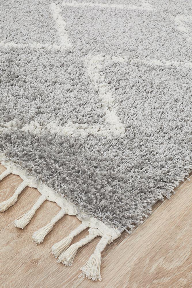 Saffron 11 Silver Rug - Cozy Rugs Australia