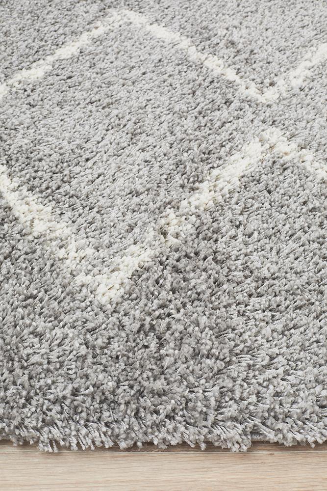Saffron 11 Silver Rug - Cozy Rugs Australia