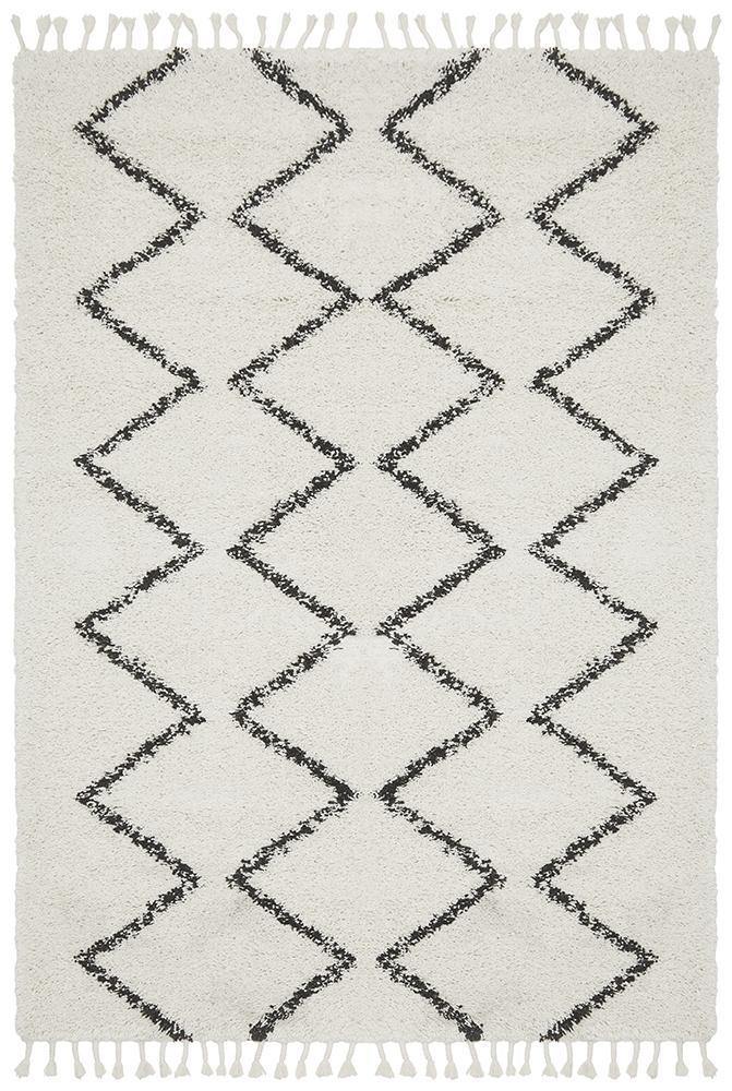 Saffron 11 White Rug - Cozy Rugs Australia