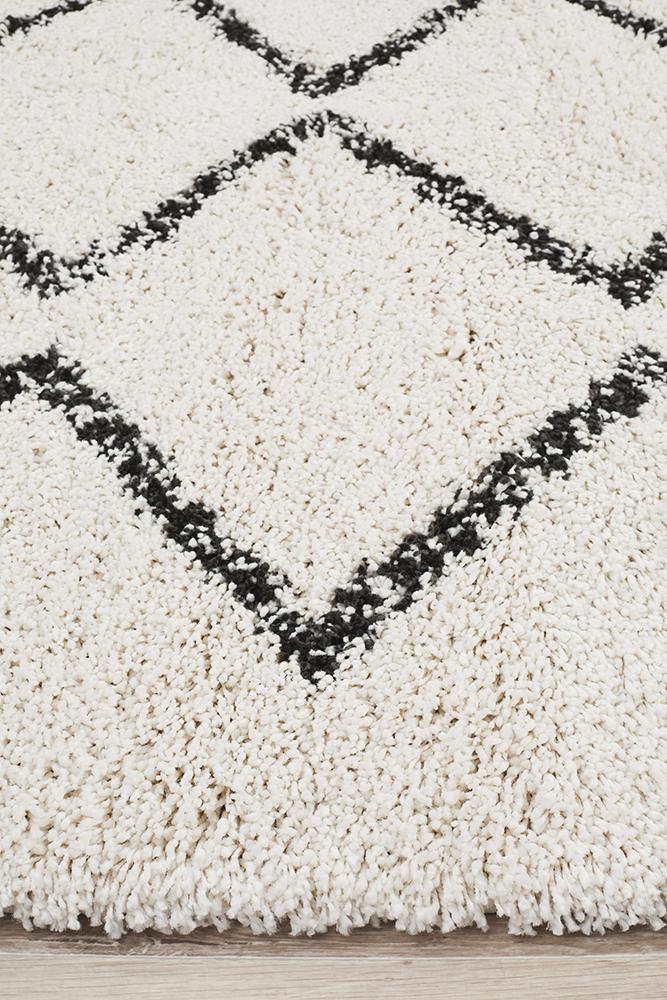 Saffron 11 White Rug - Cozy Rugs Australia
