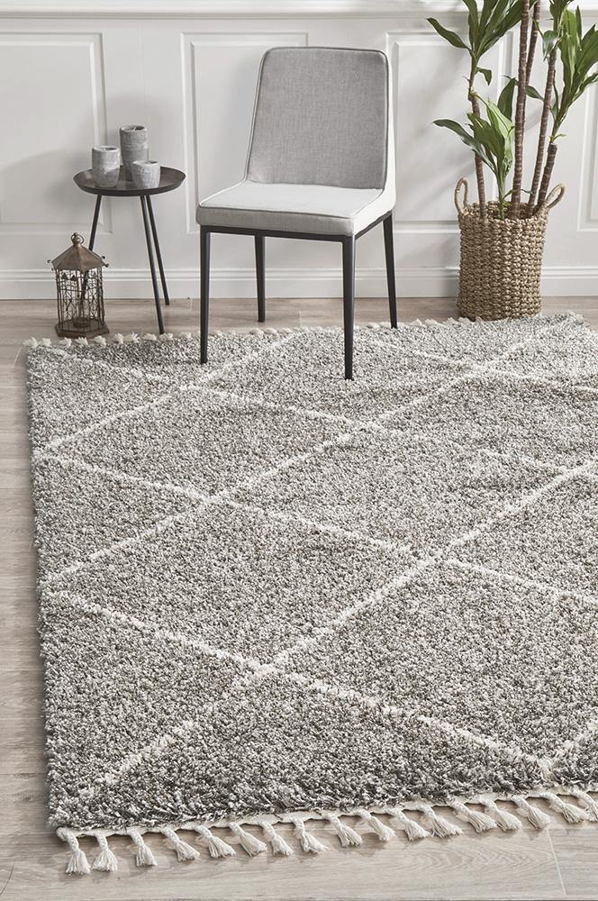 Saffron 22 Grey Rug - Cozy Rugs Australia