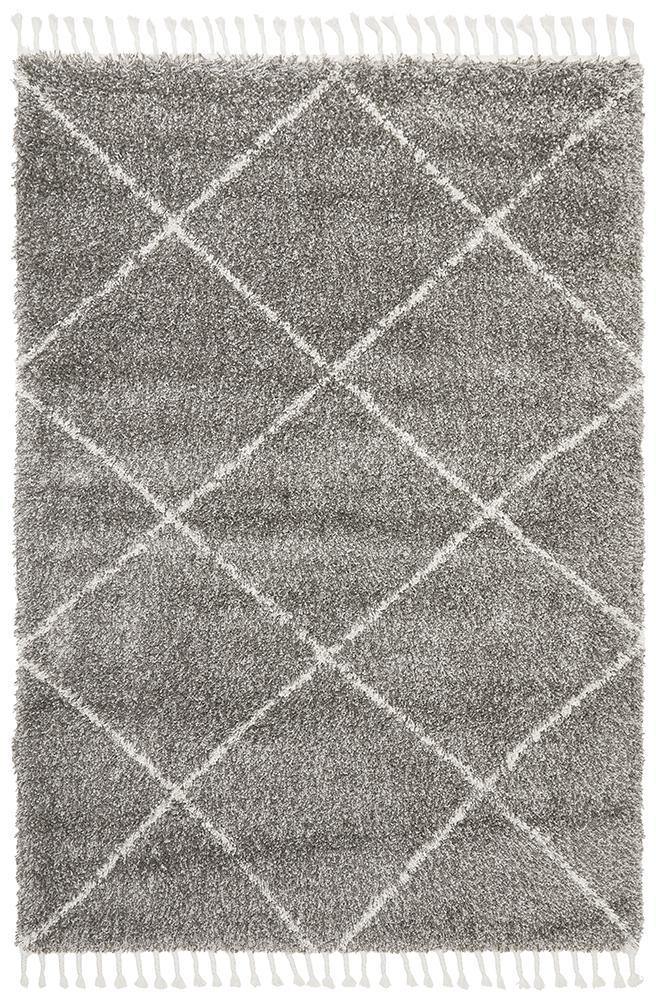 Saffron 22 Grey Rug - Cozy Rugs Australia