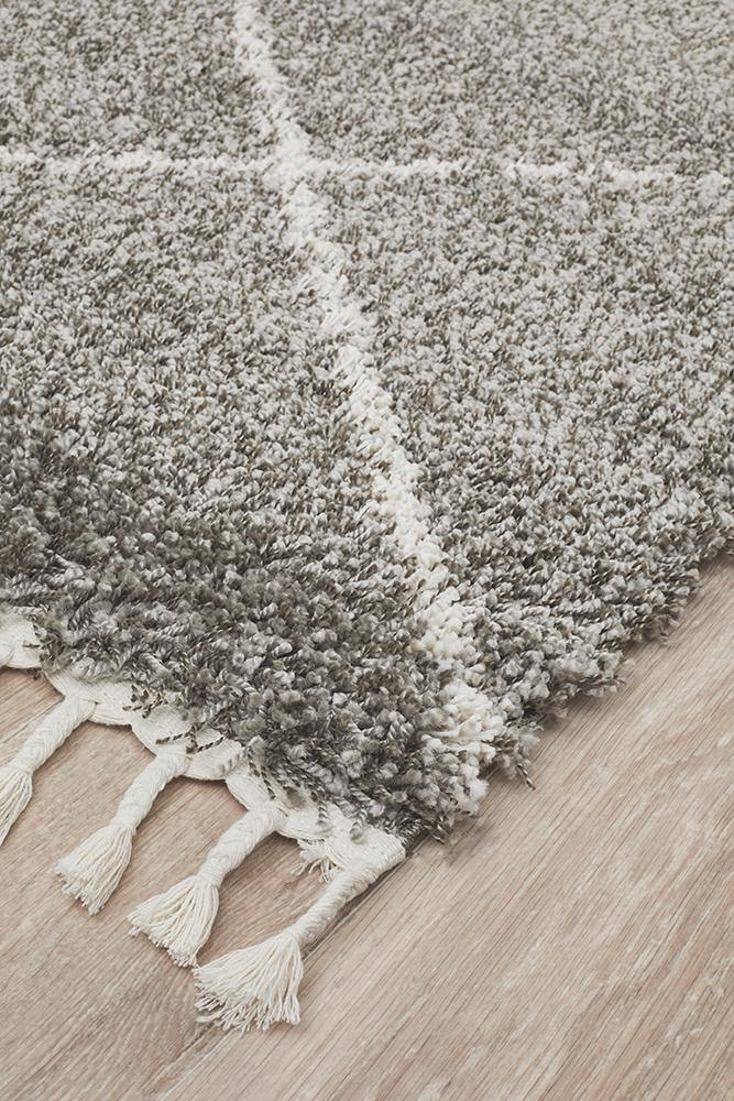 Saffron 22 Grey Rug - Cozy Rugs Australia