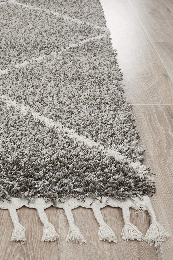 Saffron 22 Grey Rug - Cozy Rugs Australia