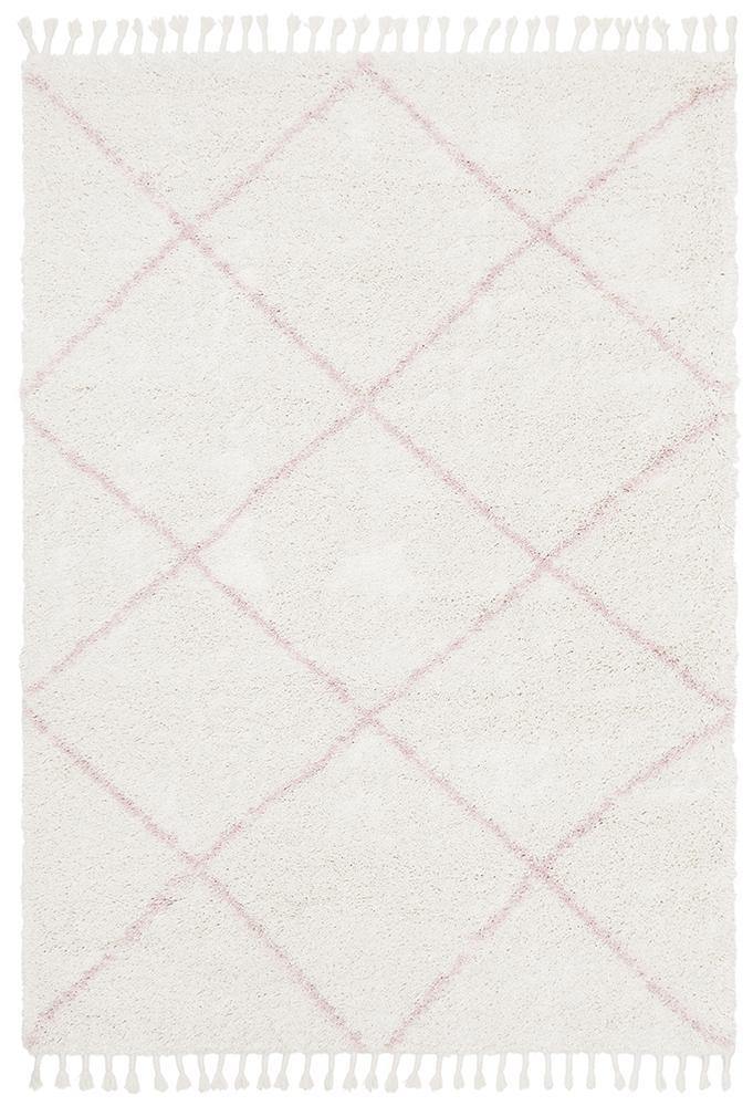 Saffron 22 Pink Rug - Cozy Rugs Australia