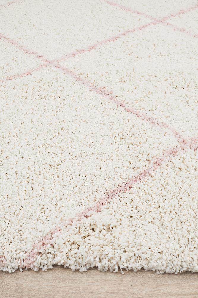 Saffron 22 Pink Rug - Cozy Rugs Australia