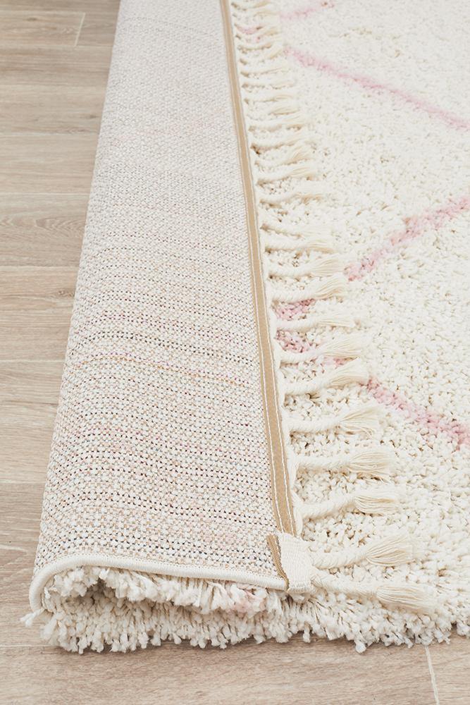 Saffron 22 Pink Rug - Cozy Rugs Australia