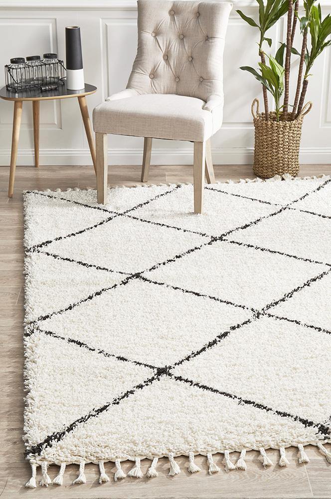 Saffron 22 White Rug - Cozy Rugs Australia