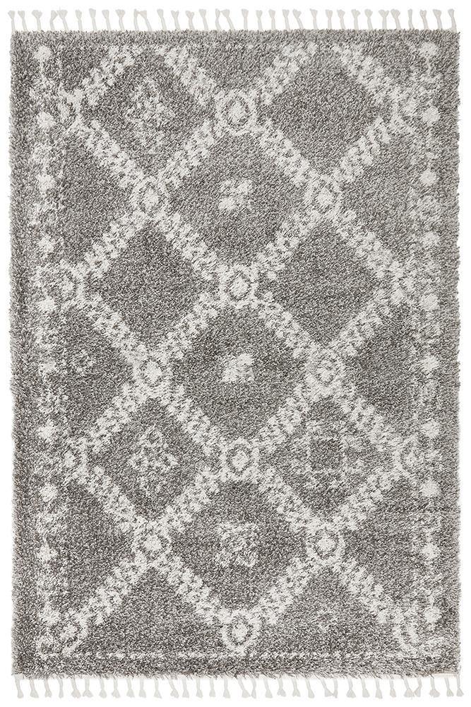Saffron 33 Grey Rug - Cozy Rugs Australia