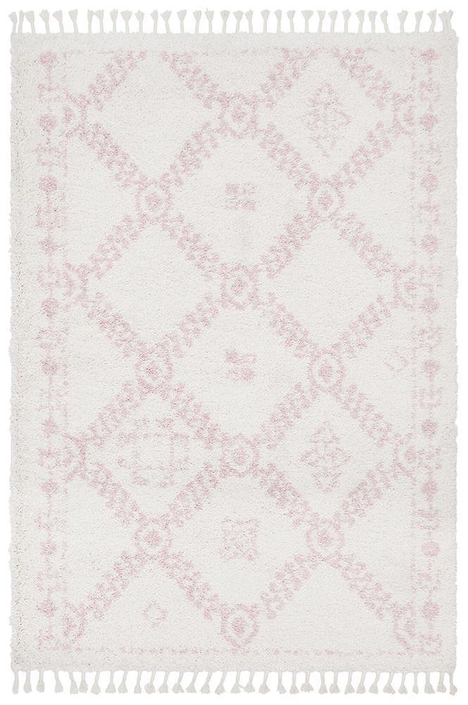 Saffron 33 Pink Rug - Cozy Rugs Australia