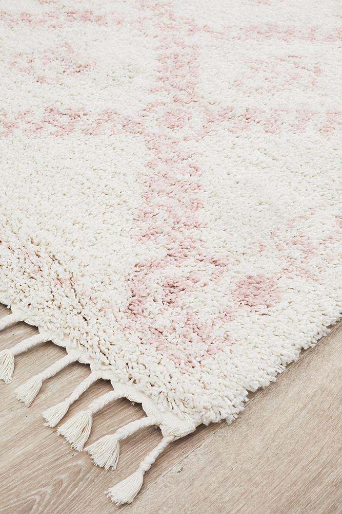 Saffron 33 Pink Rug - Cozy Rugs Australia