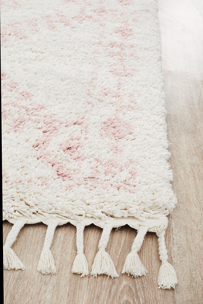 Saffron 33 Pink Rug - Cozy Rugs Australia