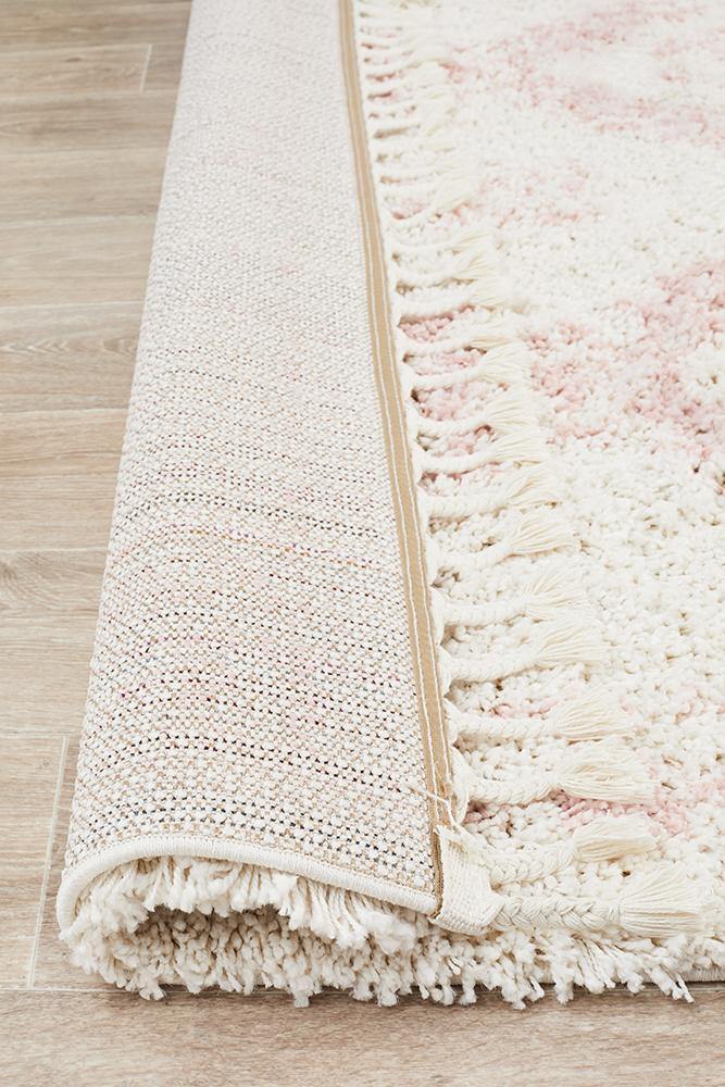 Saffron 33 Pink Rug - Cozy Rugs Australia