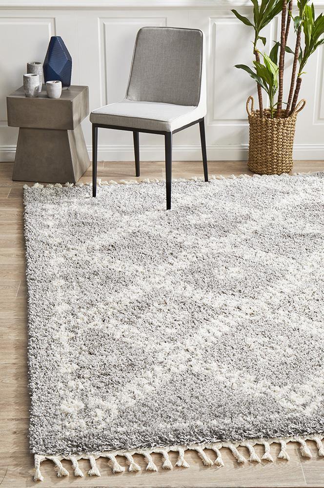 Saffron 33 Silver Rug - Cozy Rugs Australia