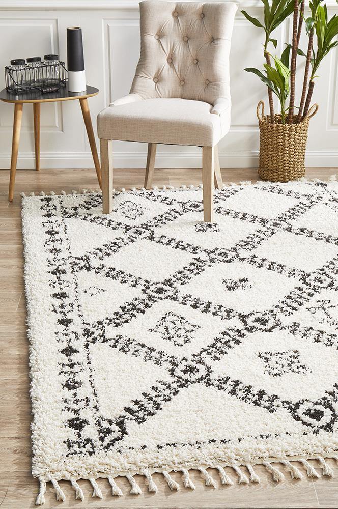 Saffron 33 White Rug - Cozy Rugs Australia