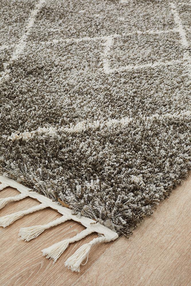 Saffron 44 Grey Rug - Cozy Rugs Australia