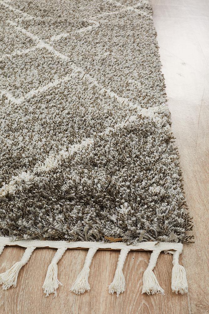Saffron 44 Grey Rug - Cozy Rugs Australia