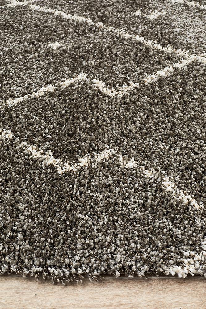 Saffron 44 Grey Rug - Cozy Rugs Australia
