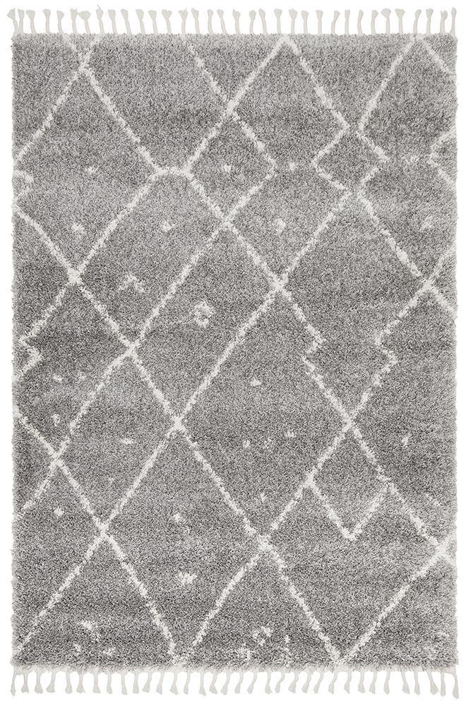 Saffron 44 Silver Rug - Cozy Rugs Australia