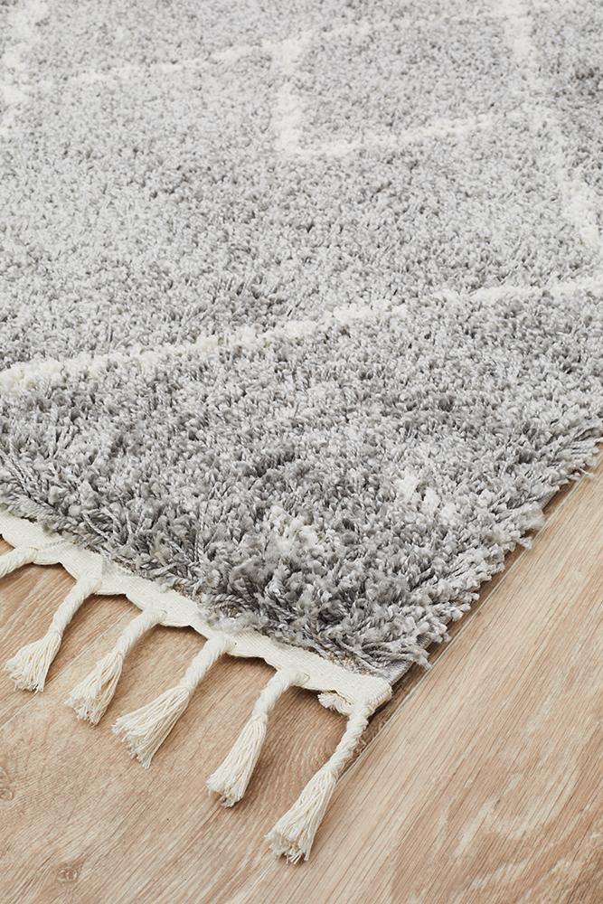 Saffron 44 Silver Rug - Cozy Rugs Australia