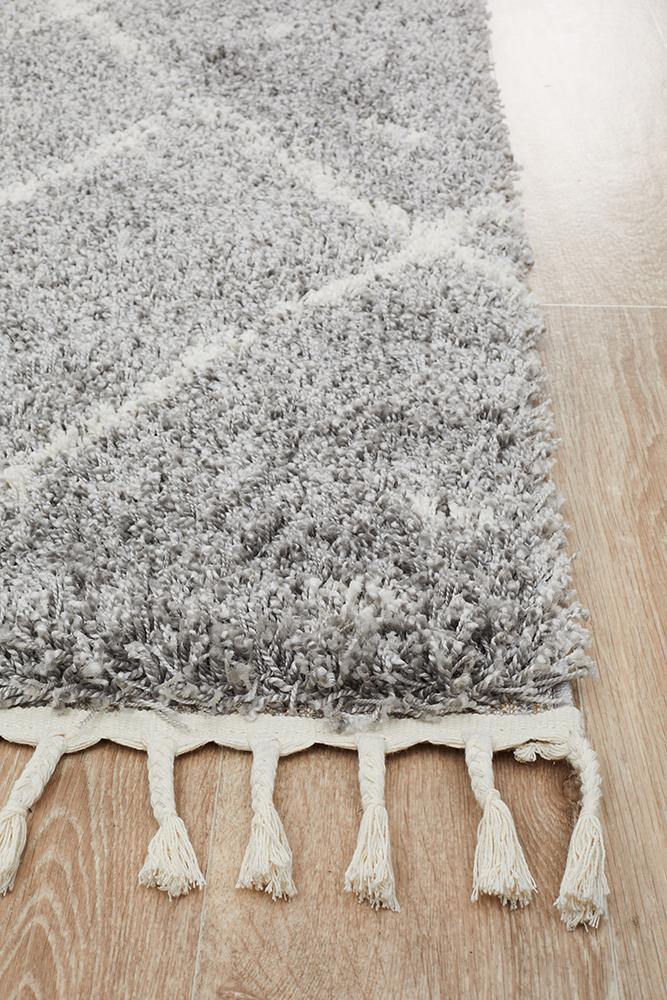 Saffron 44 Silver Rug - Cozy Rugs Australia