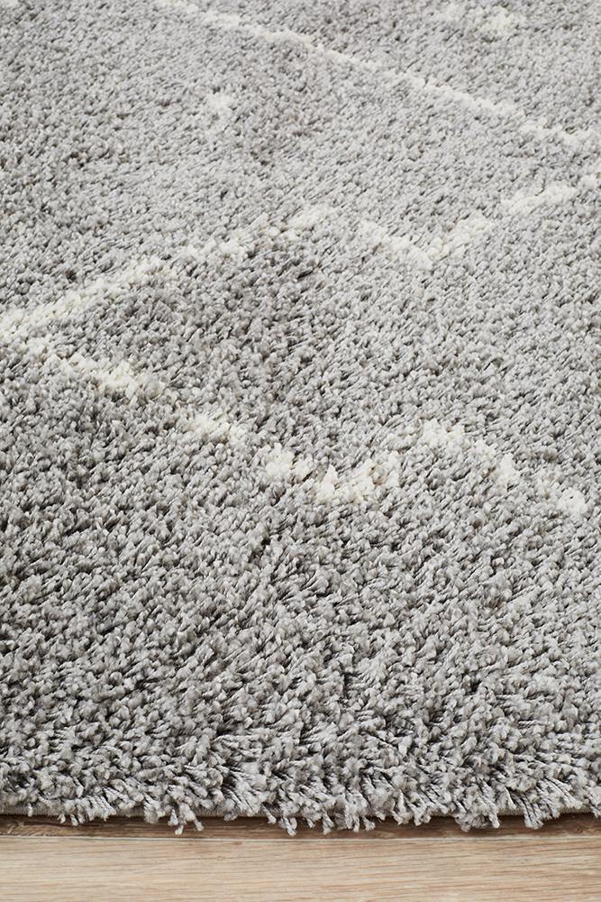 Saffron 44 Silver Rug - Cozy Rugs Australia