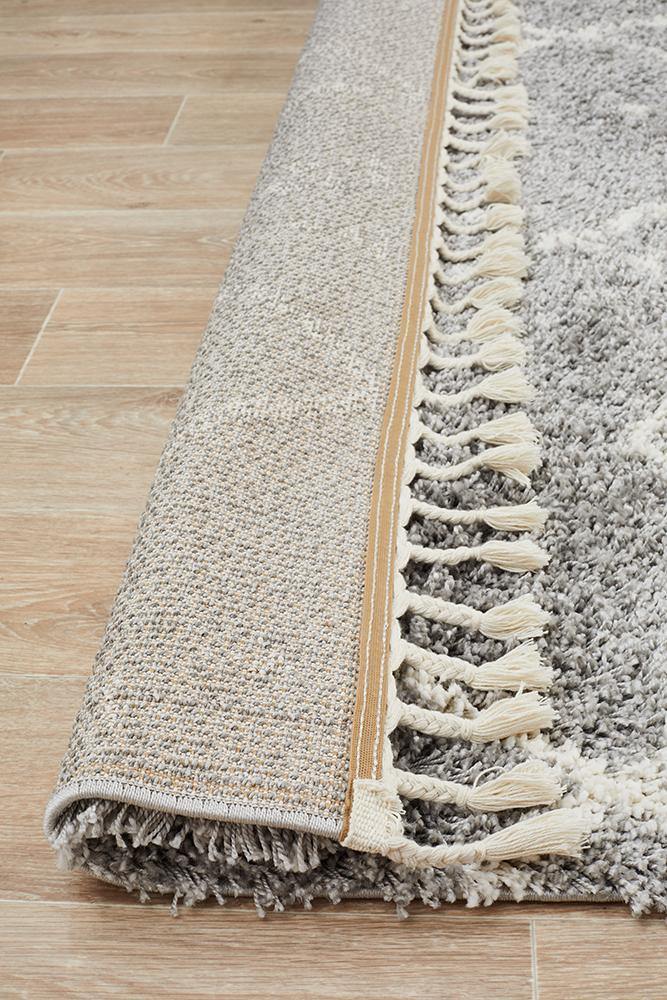 Saffron 44 Silver Rug - Cozy Rugs Australia
