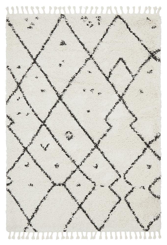 Saffron 44 White Rug - Cozy Rugs Australia
